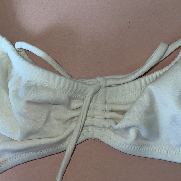 💖 J. Crew White & Dark Pink Ruffled Bikini 👙 - Picture 4 of 9